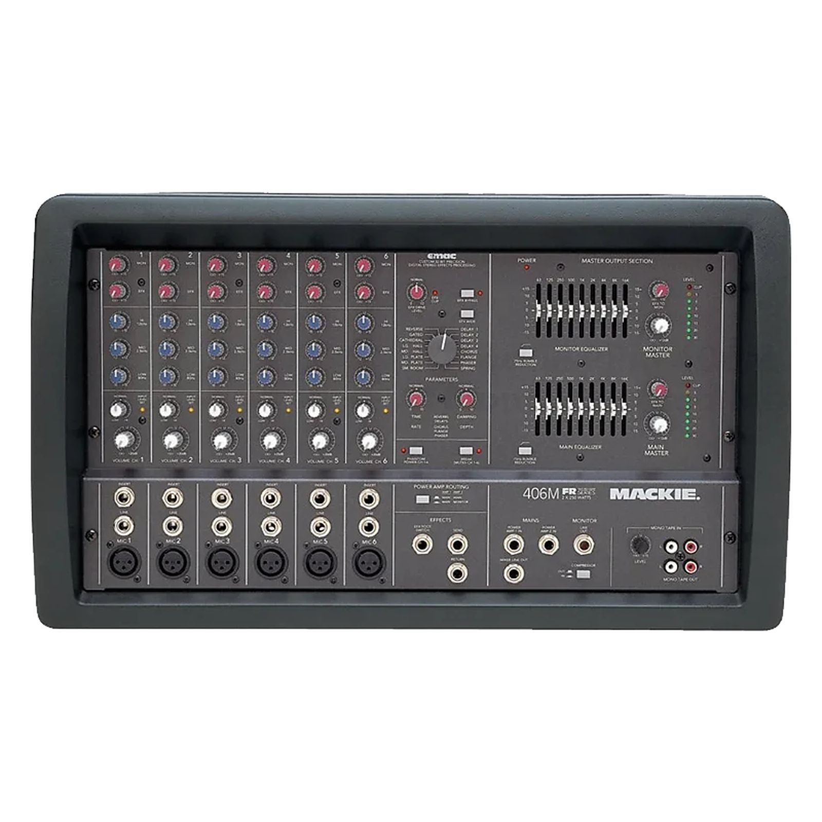 Mackie 406M 6-Channel 500-Watt Powered Mixer | Reverb
