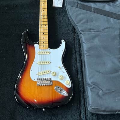 Fender Jimi Hendrix Artist Series Signature Stratocaster Sunburst #MX22295947  7 lbs 6.2 oz image 3