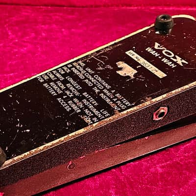 VOX V846 Transition Wah-Wah Guitar Pedal Clyde McCoy Circuit Can Vintage 1969 image 6