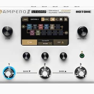 Hotone MP-300 Amp Modeler/Multi-Effects Pedal, Touchscreen, Looper, Dual Effects Chain, Acoustic Simulator, 8 x 8 USB Aidio Interface image 1