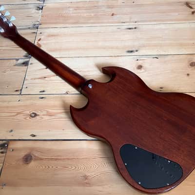Gibson SG Special Electric Guitar Faded Moon Inlays 2003 * Headstock Repair image 9