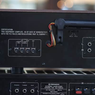Pioneer SA-5800 and TX-6800 both never used in original box image 14