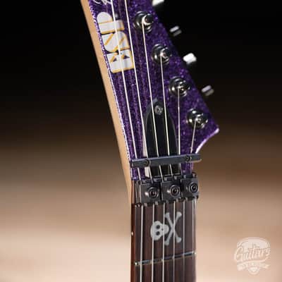ESP KH-2 Kirk Hammett Signature Custom Shop Guitar – Purple Sparkle image 5