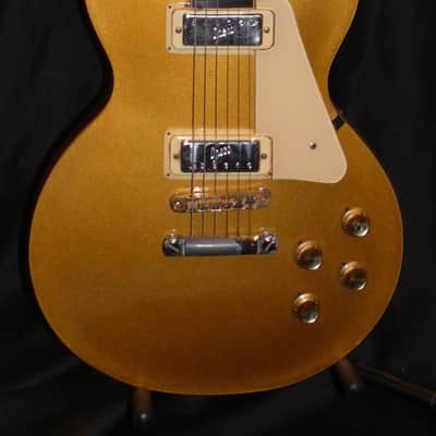 Greco Japan EG-500 w/- Gneco stamped mini-humbuckers 1974-75 - Goldtop image 3