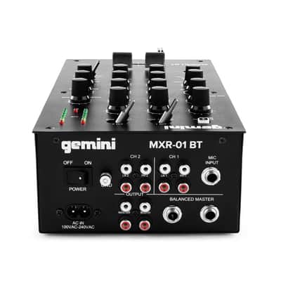 Gemini Audio Equipment MXR-01BT 2-Channel Professional Mixers Bluetooth Input DJ image 4