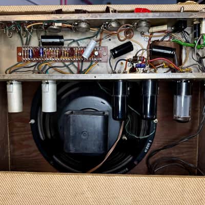 Gibson Explorer GA-18 Tweed Vintage Tube Guitar Combo Amp 1x12" Vibrato 1960 image 18