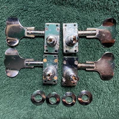 Grover Slimline Wavy Bass Tuners Chrome for Rickenbacker 4001 image 4