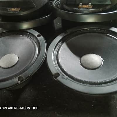 6.5" MIDRANGE SPEAKERS OPTIMUS 40-4029  T200 COMPLETELY REBUILT AT PMR IN OHIO/ INCLUDES ISOLATION CANS/ PAIR BETTER THAN NEW! image 2