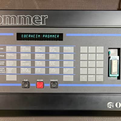 Oberheim PROMMER Prommer with clean 27C64 EPROMS! Mid 80’s - Blue image 1