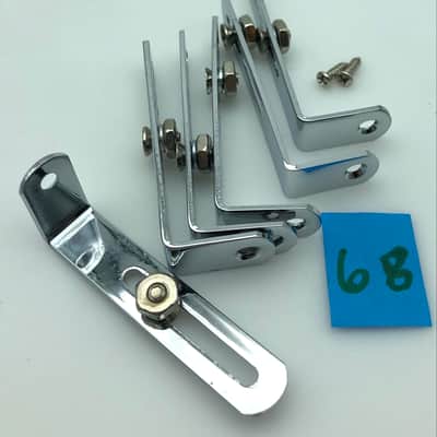 Gibson OEM Les Paul Pickguard Bracket (1) w/Hardware 1990’s-2000’s Chrome image 4