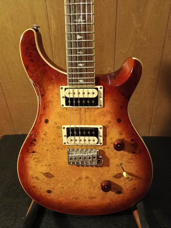 PRS SE Custom 24 Exotic Laurel Burl Limited Edition 2019 - 2020 - Vintage Sunburst image 1