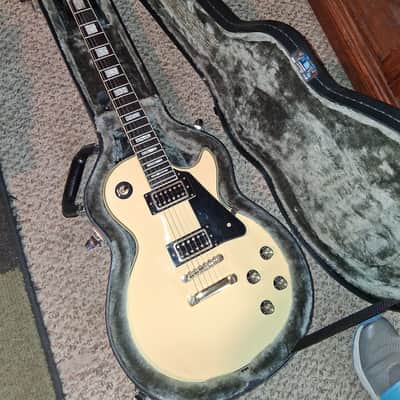 Epiphone Les Paul Custom Blackback PRO 2014 - 2019 - Antique Ivory image 9