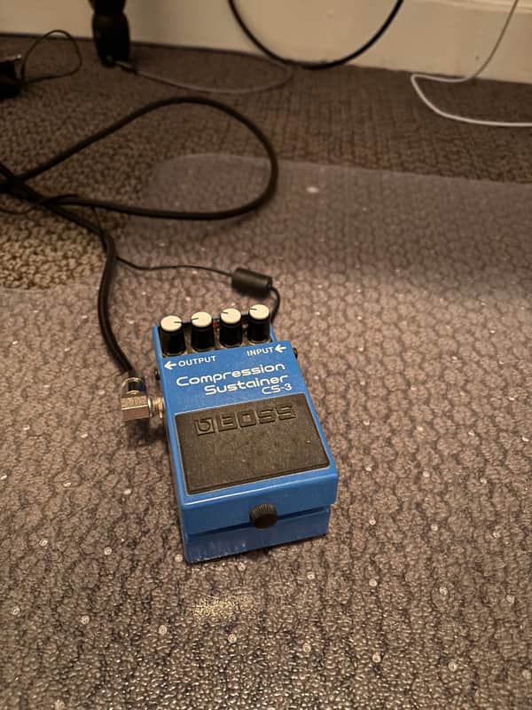 Boss CS-3 Compression Sustainer (Silver Label) 1997 - Present - Blue image 1