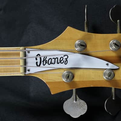 Ibanez  Rare 2388 Lawsuit Fretless Electric Bass Guitar 1976 Natural image 6