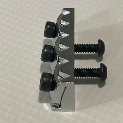 1990's Japan Ibanez RG & S Series Guitar Chrome 1 11/16" Locking Nut & Retainer Bar image 4
