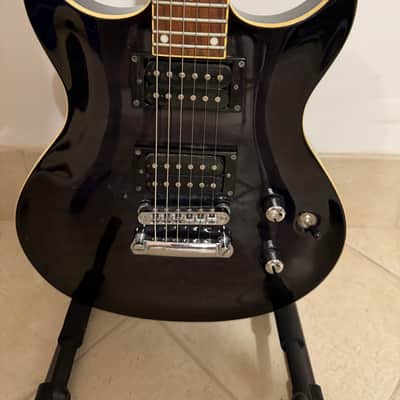 Lyon by Washburn LCT24 Electric Guitar - Trans Grey image 6