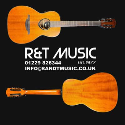 Lâg Tramontane T77PE Parlour Size Electro-Acoustic Guitar in Satin image 8