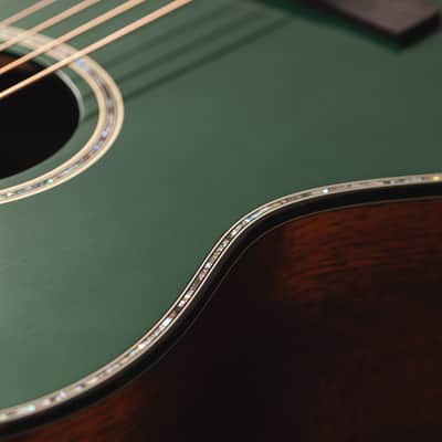 Takamine LTD2025 Limited Edition Acoustic Guitar - Ebony Fingerboard, Green image 17