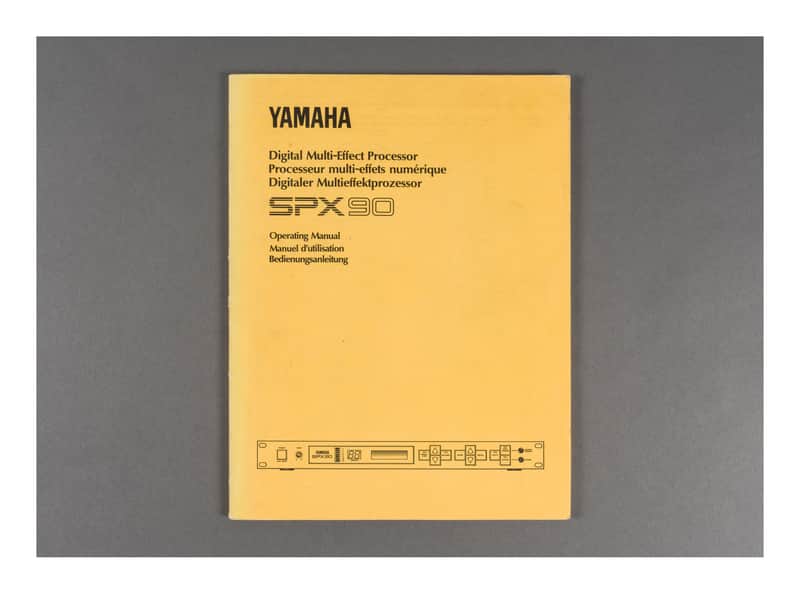 Yamaha SPX90 Operating Manual