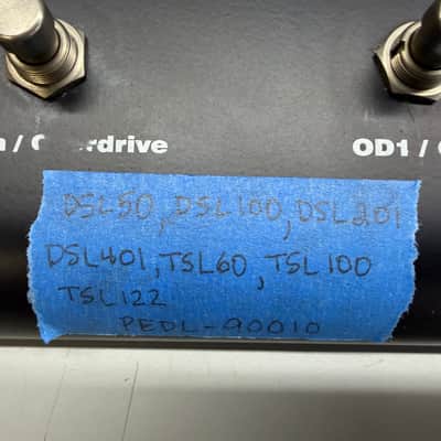 Marshall PEDL-90010 2-Button clean overdrive OD1 OD2 FX Amp Footswitch 2010s - Black image 4