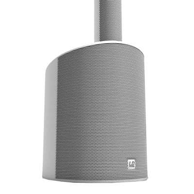 LD Systems MAUI 5 White Portable Column PA Systems w Bluetooth & Cases image 3
