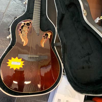Ovation Adamas 1898 12-String Acoustic/Electric Guitar, Case image 1