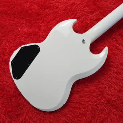 Burny RSG-60 '63 Revival Series - SG Standard - 1988 - White - Original VH-3 Pickups - Made In Japan MIJ image 11