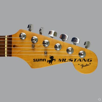 Sunn Fender Mustang Stratocaster 1990's - Sunburst image 6
