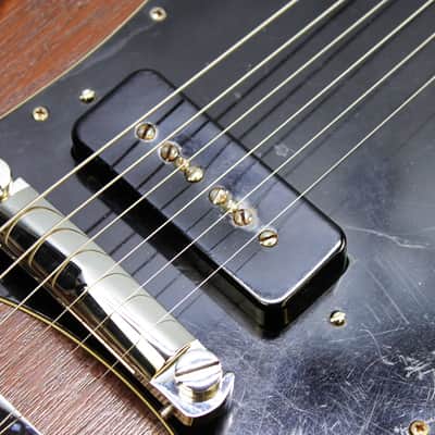 GIbson SG Junior "Large Guard" Early-70's - Natural **Amazing Player Ready to Go** image 11