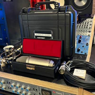 Vintage Neumann U87 Large Diaphragm Multipattern Condenser Microphone with refurbished swivel mount, extra Neumann brand capsule, shockmount, mic case and pelican case! image 21