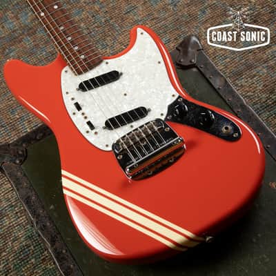 2004 Fender '69 Competition Mustang reissue MG69 Fiesta Red Matching Headstock MIJ Japan image 6