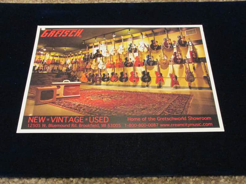 Gretsch Gretschworld Showroom 2000's Promotional Advertisement of  Various New and Vintage  Models image 1