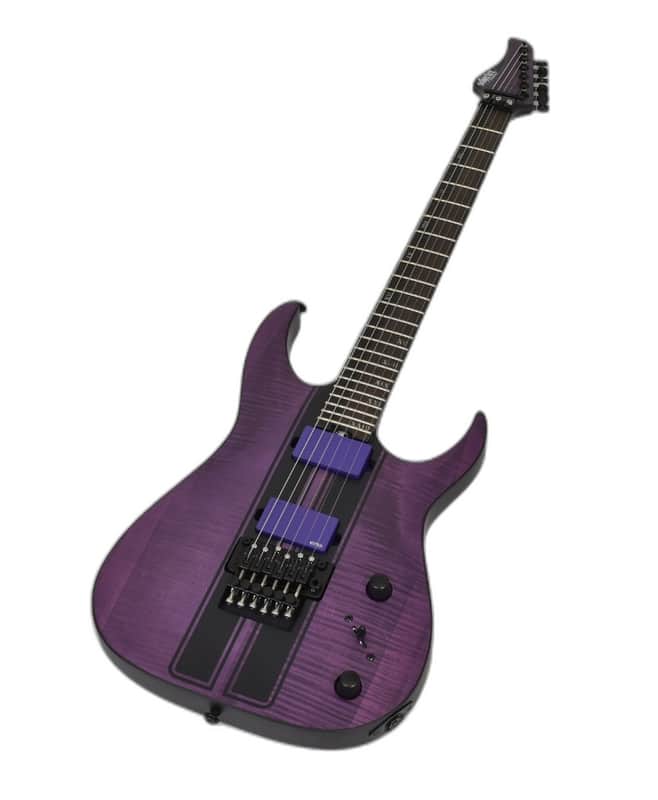 Schecter Banshee GT FR Guitar Satin Trans Purple B-Stock 2501 image 1