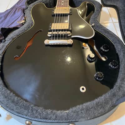 Gibson ES-335 Memphis Dot Fatneck ‘59’ Re-issue 2008 - Gloss Ebony image 8