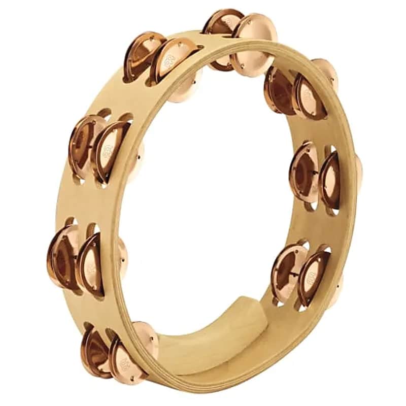 Meinl AE-MTA2BO Artisan Edition Maple Tambourine with Bronze Jingles image 1