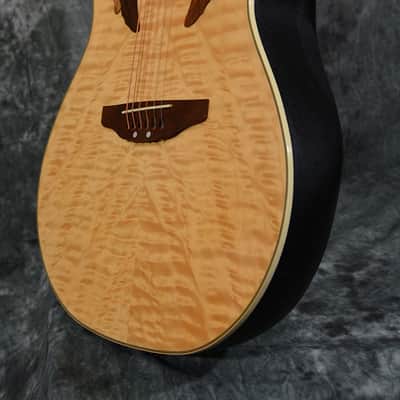 Ovation CP 247 Celebrity Deluxe Elite Style Deep Bowl Acoustic Electric Natural Quilted Maple w Gigbag & FAST Same Day Shipping image 7