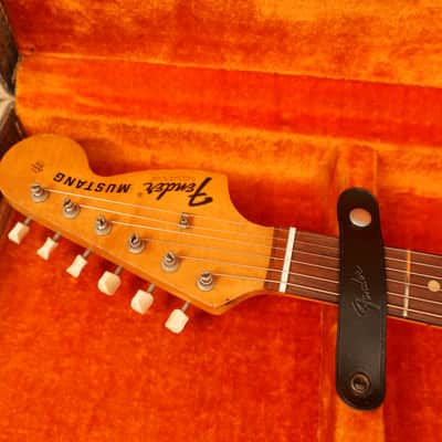 Fender Competition Mustang 1972 - Burgundy Blue image 11