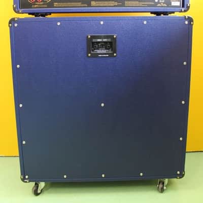 Marshall JVM410HJS Head + Lead 1960AJS Cab - Joe Satriani Signature Limited Royal Blue Edition image 6