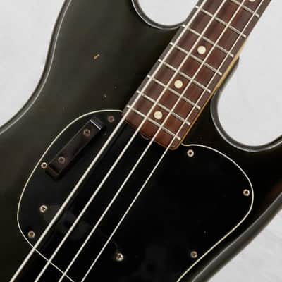 Fender USA VINTAGE Musicmaster Bass '81 Black/R image 5