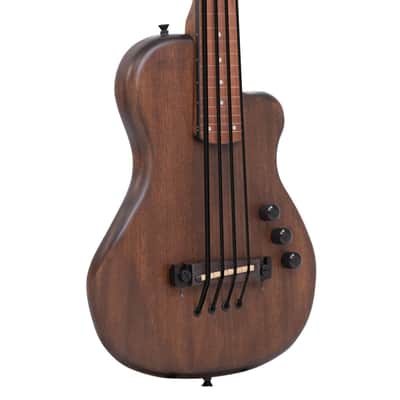 GOLD TONE MicroBass ME-Bass FRETLESS Short-Scale 4-string BASS guitar w/ GIG BAG image 2