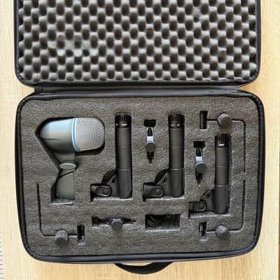 Shure DMK57-52 Drum Microphone Kit Wired XLR, Mountable, Case & Clips image 1