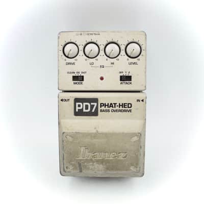 Ibanez PD7 Phat-Hed Bass Overdrive Guitar Effect Pedal 01400095 image 2