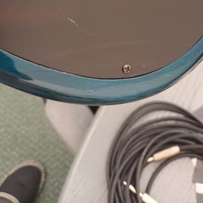 Sire 2nd Generation Marcus Miller M7 TBLB Alder 4-String with Fretless Ebony Fingerboard - Transparent Blue Burst image 7