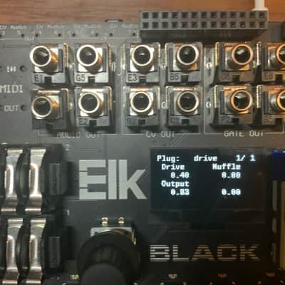 Elk Audio Blackboard plus Pi Hat audio dev kit with Pi 4 2020 Black image 1