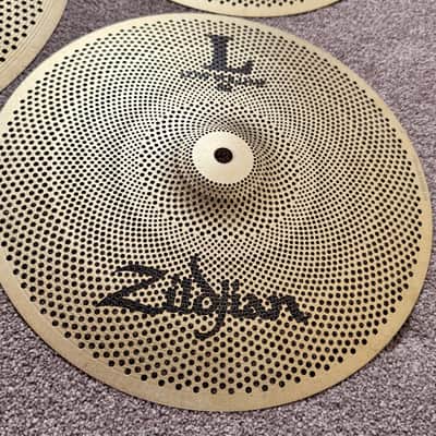 ✨ As-New Zildjian LV348 L80 Low Volume Cymbal Set (13/14/18") Buffed Bronze image 3