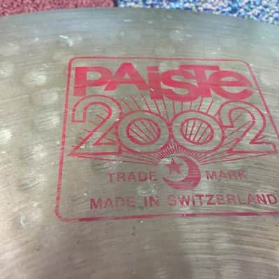 Paiste 20" 2002 Heavy Ride Cymbal image 5