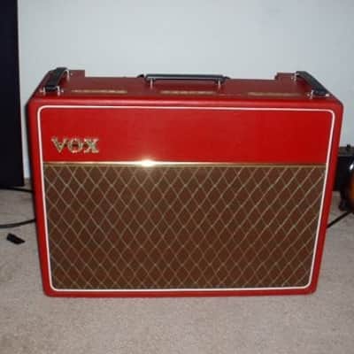 Vox AC-30/4 2-Channel 30-Watt 2x12" Guitar Combo 1960 - 1961 - Red image 1