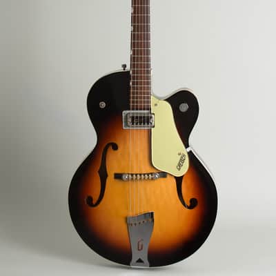 Gretsch PX 6124 Single Anniversary Arch Top Hollow Body Electric Guitar (1960), ser. #38751, hard shell case. image 1