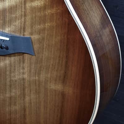 Taylor Custom Grand Auditorium Figured Walnut Acoustic-Electric Guitar | Shaded Edgeburst | ES2 Electronics image 22