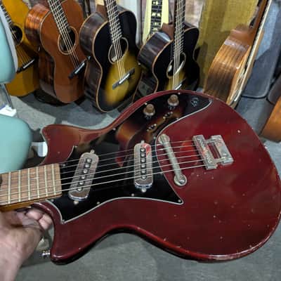 Framus Hollywood BL-10 1968 - Cherry Red image 2